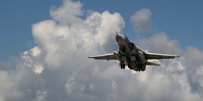 Russian Su-24 front-line bomber jet